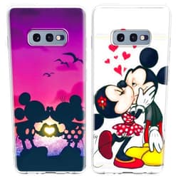 MOWEVGF 2 Pack Cute Anime Clear Phone Case for Samsung Galaxy S10e 5.8