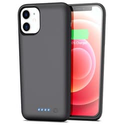 Trswyop Battery Case for iPhone 12/12 Pro,[6800mAh] Protective Portable Charging Case Rechargeable Charger Case Extended Battery Pack for iPhone 12/12 Pro (6.1inch)