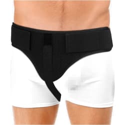 Jetec Hernia Belts for Men Groin Brace Left or Right Side Inguinal Hernia Support Supportive Groin Pain Truss Adjustable Removable Groin Lower Abdominal Hernia Truss for Men Pain Relief Recovery (Classic)