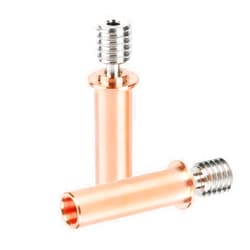 IdeaFormer-3D 2Pcs CR6 SE Bimetal Heatbreak, Titanium Alloy+Copper Bi Metal Throat All Metal Heat Break for Creality CR-6 SE/Max/Ender 3 V2 Neo/Ender 3 Neo/CR-5 PRO/CR10 Smart 3D Printer Hotend
