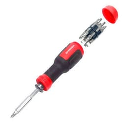 SHARDEN Multi Screwdriver 13-in-1 Screw Driver Adjustable Screwdriver Set Multitool All in One with Torx Security, Flat Head, Phillips, Hex, Square and 1/4 Nut Driver