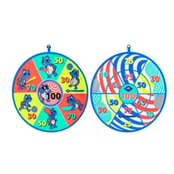 Schildkröt Soft Dart Set, 1 Board Printed on Both Sides with Different Shooting Fields, 2 x 3 Balls, for 2 Players, 970148