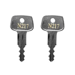 VIDABTE N217 Car Rack Replacement Key, Replacement Key for Yakima and Thule Ski,Cargo Box,Roof,Carrier Racks and Crossbars-Codes N217 [2 pcs]