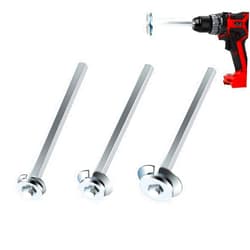 TVIOX PVC Fitting Saver, 3Pcs Pipe Reamer Tool for Removing SCH 40 from Hub, 1/2 In, 3/4 In, 1 In Head, Bit Socket Saver Set for PVC Plumbing, Fits 1/2