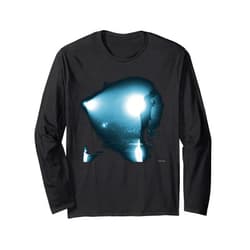 Michael Grecco Photography Frank Sinatra On Stage Silhouette by Michael Grecco Long Sleeve T-Shirt