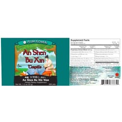 Plum Flowers An Shen Bu Xin teapills-MW3665, 200 count 1.2 oz