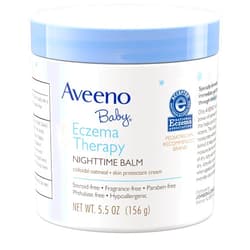 AVEENO Baby Eczema Therapy Nighttime Balm with Natural Colloidal Oatmeal for Eczema Relief, 5.5 oz