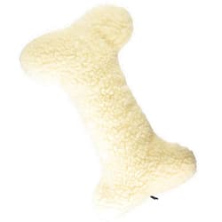 Pet Lou Petlou Dog Fleece Bone Chew Toy, 16