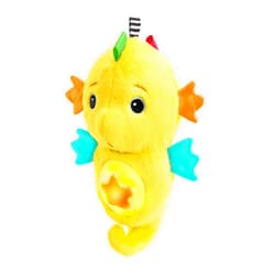 Baby Einstein Sea Dreams Seahorse Plush Soother Toy, with Music and Lights, Ages 0 Months and Up, Yellow