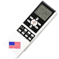 CHOUBENBEN Replacement R07/BGE AC Remote Control for Midea Levante Saunier Duval Condor Air Conditioner R07B/BGE RG07G/BGE Air Conditioning