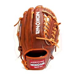 Nokona W-1150M Handcrafted Walnut Baseball and Softball Glove - Modified Web for Infield Positions, Adult 11.5 Inch Mitt, Made in The USA