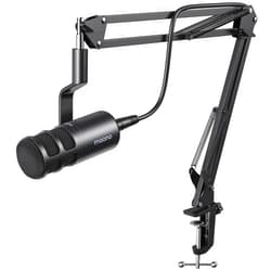 MAONO XLR Podcast Dynamic Microphone, Cardioid Studio Mic with Boom Arm for Vocal Recording,Streaming,Gaming, Voice Isolation Technology, Metal Mic, Works for Audio Interface, Mixer-PD100S
