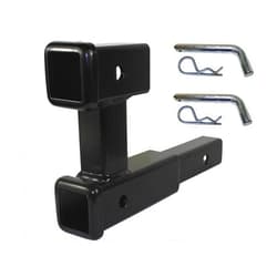 MaxxHaul 50973 Dual Hitch Extension with Single Post Includes 2 Hitch Pins