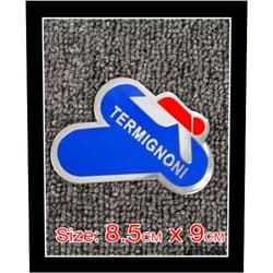 Teram Loisirs TERMIGNONI High Temperature Aluminium Plate for Motorcycle Silencer 9 cm New France