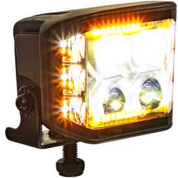 Buyers Products Company 4 Inch Wide Angle Edgeless LED Work Light with Strobe - Square Lens