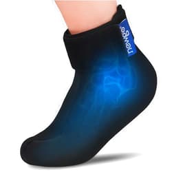 NEWGO Cold Therapy Ice Sock for Foot Pain Relief, Foot Ice Pack Cold Sock for Neuropathy, Chemo, Plantar Fasciitis, Hot Feet, Edema, Post Partum Foot Swelling