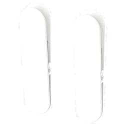 KAYYUKI WH Pegboard Accessories Postcard holder Use with pegboard,Pack of 2, White,Suitable for Wall Storage, Arts and Crafts Finishing, Decorative Display.