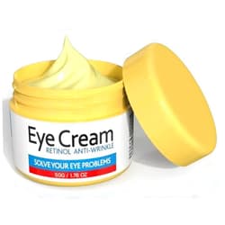 Grospe Retinol Eye Cream for Improving Dark Circles and Puffiness Under Eye Bags Under Eye Cream Reduce Aging Line Smoothing Wrinkles and Fine Lines Moisturizing Eye Cream Unisex 1.76OZ/50G