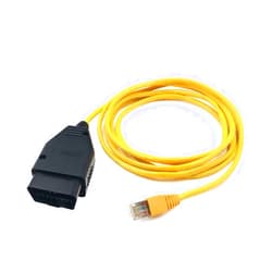 Alchiauto Ethernet Enet OBD OBDii Rj45 ENET obd2 Cable for Interface 2M Compatible F-Series for B-M-W i-sta