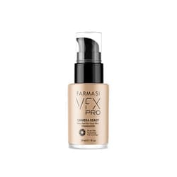Farmasi VFX Pro Camera Ready, 30 mL Liquid Cream, Lightweight Long Lasting Coverage, Face Makeup, Foundation 10 (Natural Beige)