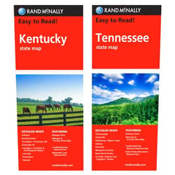 Rand McNally State Maps: Kentucky and Tennessee (2 Maps)