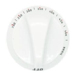 GYOFFULL WB03K10036 Thermostat Stove Knob White Replacement Part Control Compatible with GE & Hotpoint Range Oven Kitchen Burner Replace Number WB03K10037, 242682, AP2014848(1PC)