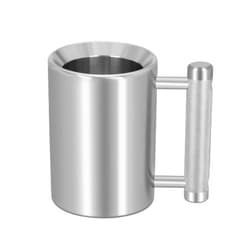 Panghuhu88 Heavy Mug 8KG/18LB 10.5OZ Stainless Steel Dumbbell Cup,Overweight Sports Water Cup Men and Women Home Gym,Gym Workout Coffee Enthusiast Gift