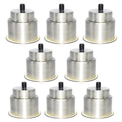 Yuanhe Stainless Steel Cup Drink Holder Insert with Drain for Marine Boat RV Camper, 8PCS