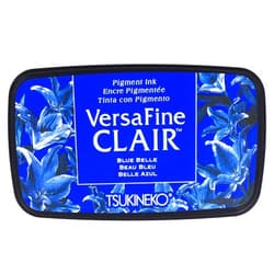 Tsukineko, VersaFine Clair, Full Size Ink Pad, Blue Belle