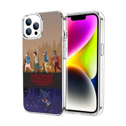 ZHEHAOGUO Compatible with iPhone 14 Case, Full Body Protective Cover, Shockproof Slim Clear Phone Case (Horror-Stranger-Things-6)