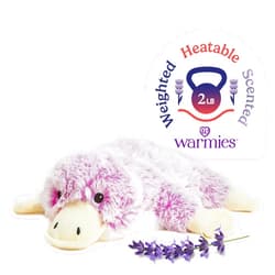 Warmies Microwavable & Weighted Stuffed Animals, Platypus - Heated Stuffed Animal Plushie for Warmth & Comfort - Cute Soft Plush Toys for Adults & Children (Boys, Girls, Babies & Toddlers)
