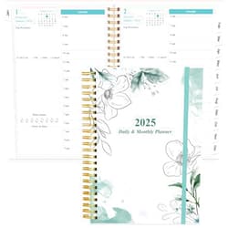 Heveboik 2025 Daily & Monthly Planner, One Page Per Day, January 2025 - December 2025, Planner 2025 with12 Tabs, 6.4