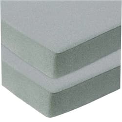 BlueSnail Waterproof Fitted Pack N Play Playard Sheet- Fits All Baby Portable Mini Cribs, Play Yards and Foldable Mattresses (2 Pack, Heather Gray)
