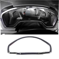 CEBAT Automotive Dashboard Instrument Panel Dial Cover Frame ABS Carbon Fiber Inner Decorative Moulding Trim Accessories For Honda CRV 2017 2018 2019 2020 2021 2022