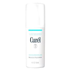 Curel Japanese Skin Care Moisture Facial Milk Moisturizer, Daily Face Lotion for Dry Sensitive Skin, pH Balanced, Unscented Advanced Ceramide Care Face Cream without Drying Alcohols, 4 oz