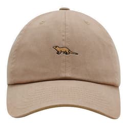 JPAK Otter Premium Dad Hat Embroidered Cotton Baseball Cap Sea River