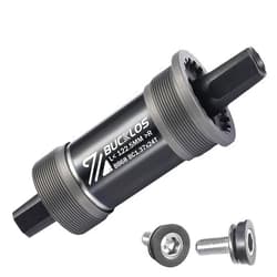 BUCKLOS Bike Square Taper Bottom Bracket - 68/80/90/100/110/120x110.5 113 116 118 122.5 127 140 152 156 166 174mm Bicycle BSA Brackets for Mountain/MTB/Road/Fat Bike/Ebike