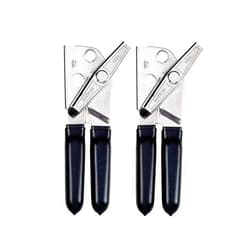 EZ PICK UP EZ-DUZ-IT Deluxe Can Opener with Black Grips (Set of 2)