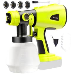 TAIRDA Cordless Paint Sprayer Compatible for Ryobi 18v Battery (NO Battery), HVLP Electric Handheld Paint Sprayers with 1000ML Container, for House Furniture, Fence, Cabinets, Walls (Bare Tool)