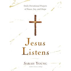 By Sarah Young (Author) Jesus Listens: Daily Devotional Prayers of Peace, Joy, and Hope (A 365-Day Prayer Book) – The Perfect Christian Christmas Gift