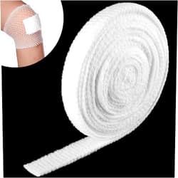 Treela Tubular Bandage Elastic Net Wound Dressing Elastic Dressing Retainer Tubular Stretch Elastic Gauze Bandage Without The Use of Adhesive Tape, 33 Yard Roll Stretched (Size 5 for Elbow, Shank)