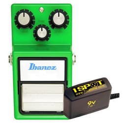 Ibanez TS9 Tube Screamer Bundle w/Truetone 1 Spot Space Saving 9v Adapter