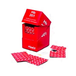Generic Hematology Reagent Microcuvette HemoCue Hb 201 Hemoglobin (Hb) for HemoCue Photometers 100 Tests