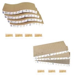 PatiencET 4 Pack and 3 Pack Cat Scratcher Pad Recycle Corrugated Cat Scratching Pad Type S Cat Scratch Pad Lounger