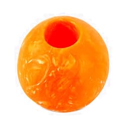 P.L.A.Y. PET LIFESTYLE AND YOU P.L.A.Y. Cute Outdoor Dog Toys - ZoomieRex IncrediBall Rubber Ball Toy, Great for Puppies & Small, Medium, Large Dogs - Dishwasher Safe, Indestructible, Floats in Water, Beach Friendly (Orange, Large)