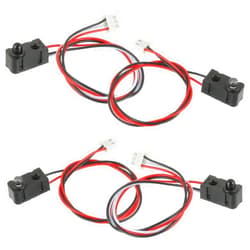 JAMHER 2Pack IR Break Beam Distance Sensor 5MM LEDs Counting Module Split Through-Beam Photoelectric Switch for Apply Relay