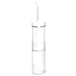 Waterpik Cordless Slide Professional Water Flosser, Portable Collapsible for Travel and Storage, with Travel Bag and 4 Tips, ADA Accepted, Rechargeable and Waterproof, White WF-17CD010-1