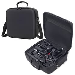 PONYRC RS 4 Carrying Case, Waterproof Portable PU leather Storage Shoulder Bag Travel Case for DJI Ronin RS 4/ RS 4 Combo, 3-Axis Gimbal Lightweight Stabilizer and Accessories