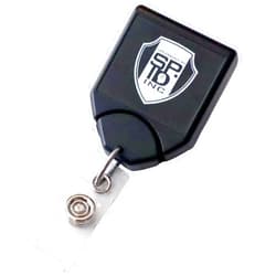Specialist ID Heavy Duty Retractable Badge Reel - No Twist B-Reel I'D Card Holder w/Strong Pull Cord and Swivel Alligator Clip with Teeth - Slot Hole Snap Strap for Nurse Badges, Office Keys by Specialist ID