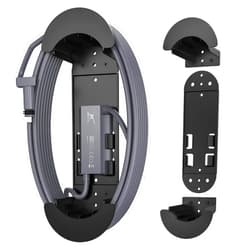 XLTTYWL Starlink Ethernet Cable Caddy, Starlink V3 Mounting Kit ABS Stability Starlink Gen 3 Cable Management Accessories for StarLink V2/Gen3/Mini Cable&Starlink Ethernet Adapter(Black)